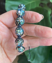 Abalone Macrame Bracelet/Anklet,