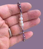 Leather Bracelet, Magnetic Clasp Leather Bracelet, Pearl Bracelet, Pearl Leather bracelet, Leather Jewelry, Bracelet for Mom and Granma,